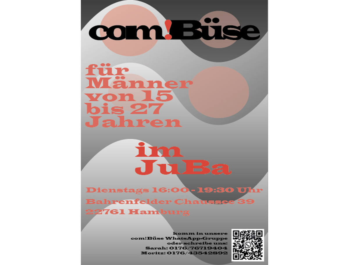 Flyer des Projekts com!Büse