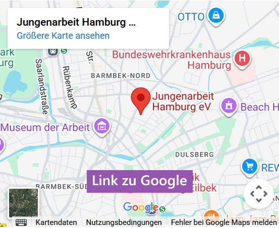 Google-Link mit Vorschaubild der Karte: Geschäftsstelle